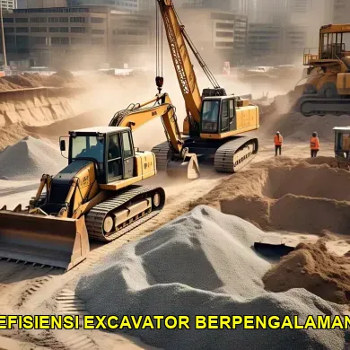 Analisis efisiensi excavator Komatsu PC200 di Gedung MPP Klaten